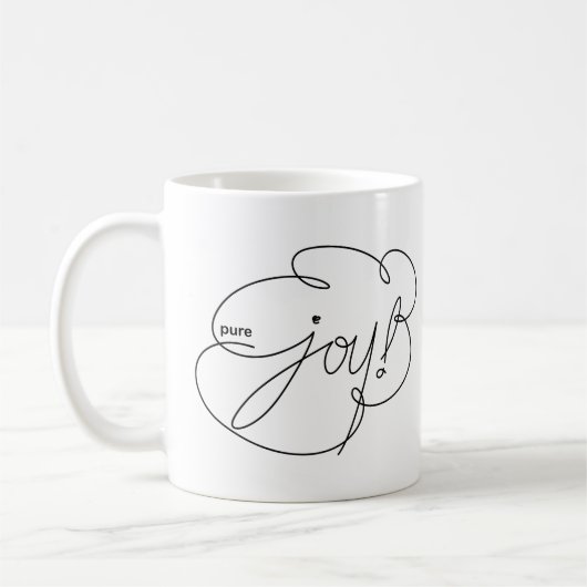 Mug pure JOY - Nuage gras (Gauche)