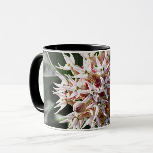 Mug Pureté rayonnante : photo de la fleur de l'algue b (Devant gauche)