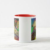 Mug Purim Esther Célébration Art foncé Imprimer (Centre)