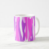 Mug Purple Abstrait - Tons Roses Inspiré Flux Organiqu (Devant droit)