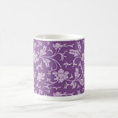 Mug Purple and lavender floral pattern (Centre)