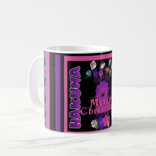 Mug Purple Baby Simba Joyeux Noël Collection (Devant gauche)