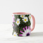 Mug Purple Blanc Fleur Jardin Botanique Faisy Printemp (Devant droit)