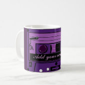 Mug Purple Cassette Groove_ (Devant gauche)