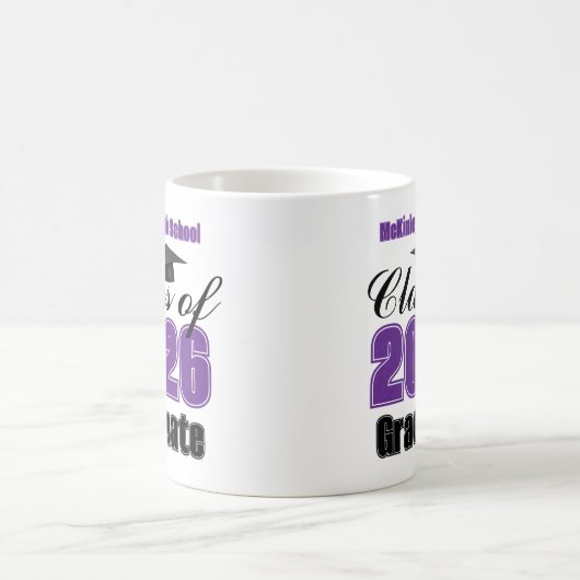 Mug Purple Class of 2026 Graduation Keepsake (Centre)