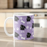 Mug Purple Custom Love Empreinte de patte Amoureux des<br><div class="desc">La "Custom Love Empreinte de patte Amoureux des chiens Pet Photo Coffee Mug" est une façon très chaleureuse de commencer la journée. Cette tasse personnalisée présente un design empreinte de patte adorable, ainsi qu'une photo de votre animal de compagnie bien-aimé, créant un souvenir unique et sentimental. Parfait pour siroter un...</div>