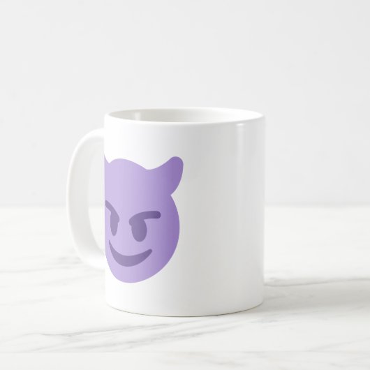 Mug Purple Devil Emoji (Devant gauche)