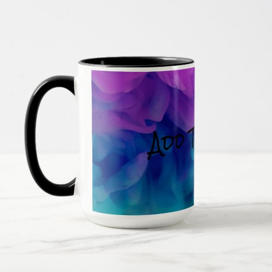 Mug Purple et Blue Digital Smoke (Gauche)
