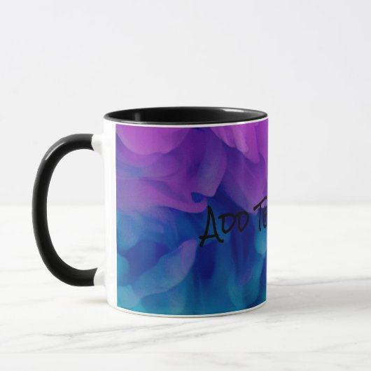 Mug Purple et Blue Digital Smoke (Gauche)