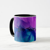 Mug Purple et Blue Digital Smoke (Devant gauche)