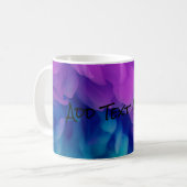 Mug Purple et Blue Digital Smoke (Devant gauche)