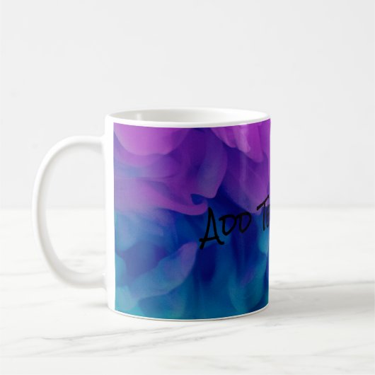 Mug Purple et Blue Digital Smoke (Gauche)