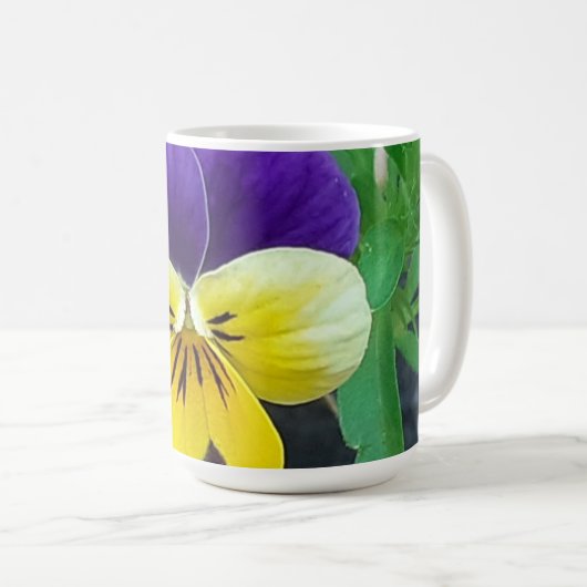 Mug Purple et Yellow Pany (Devant droit)