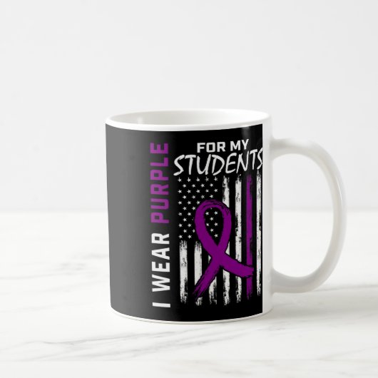 Mug Purple Étudiants Spécial Ed Enseignant Epilepsie A (Droite)
