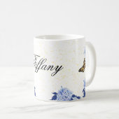 Mug purple Floral bouquet in the blooming garden (Devant droit)