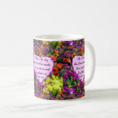 MUG PURPLE FLORAL PSALM 118:24 PHOTO DESIGN (Devant droit)
