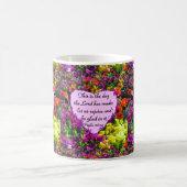 MUG PURPLE FLORAL PSALM 118:24 PHOTO DESIGN (Centre)
