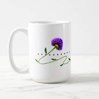 Mug Purple Flower On A Vine