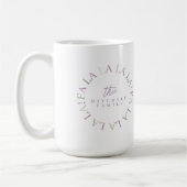 Mug Purple Green Fa Noël La La ID1009 (Gauche)