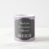 Mug Purple/Grey ; Merci pour faire la différence (Centre)