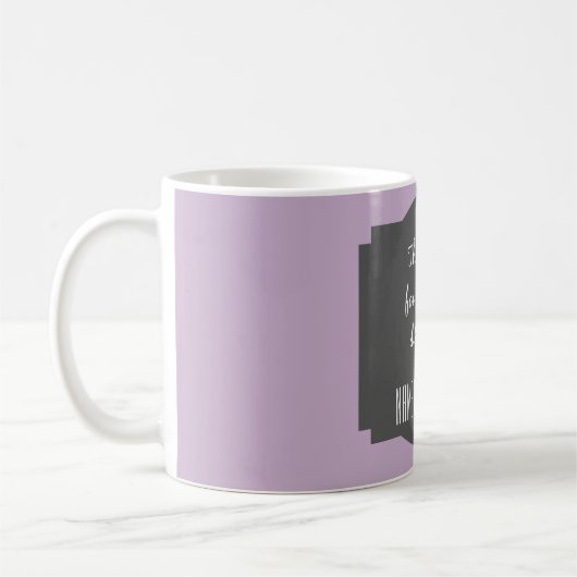 Mug Purple/Grey ; Merci pour faire la différence (Gauche)