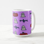 Mug Purple Halloween Fun Print (Devant droit)