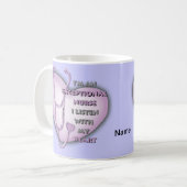 Mug Purple Heart infirmière exceptionnelle (Devant gauche)