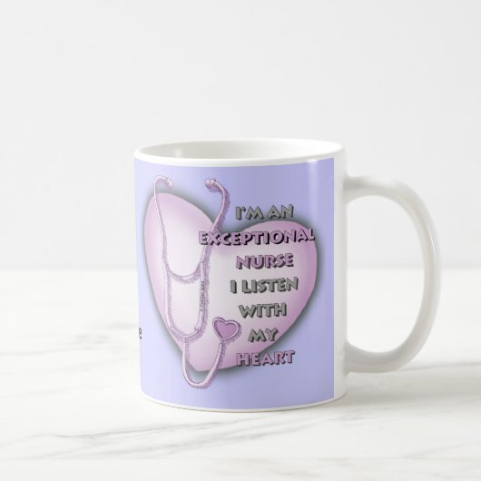 Mug Purple Heart infirmière exceptionnelle (Droite)