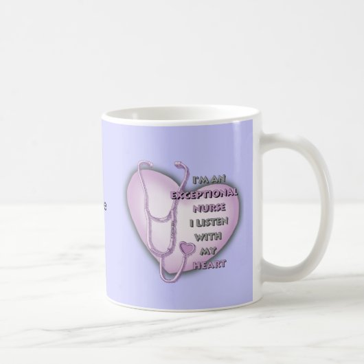 Mug Purple Heart infirmière exceptionnelle (Droite)