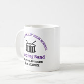 Mug Purple High School Marching Band Personnalisable (Devant gauche)