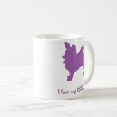 Mug Purple I Love My Chihuahua (Devant droit)