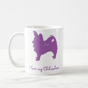 Mug Purple I Love My Chihuahua