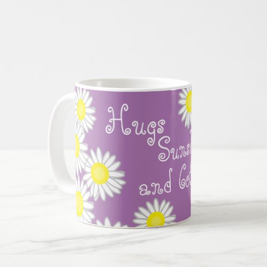 Mug Purple Jaune et Blanc marmite de marmite dire (Devant gauche)