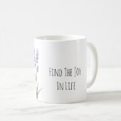 Mug Purple Lavender Flowers Joy (Devant droit)