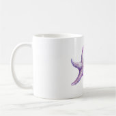 Mug Purple Lavender Starfish (Gauche)