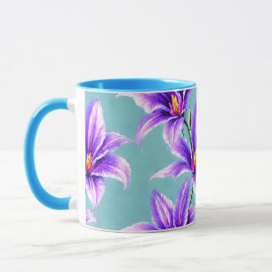Mug Purple Lilly du Motif de la Vallée