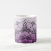 Mug Purple Mandala Abstrait Zen (Centre)