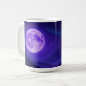 Mug Purple Moon Serenity Mousepad – Midnight Mountain (Devant gauche)