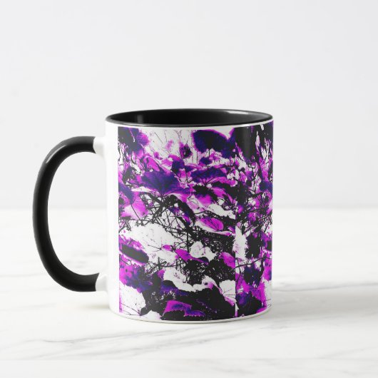 Mug Purple Morning Abstrait (Gauche)