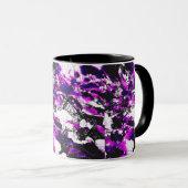 Mug Purple Morning Abstrait (Devant droit)