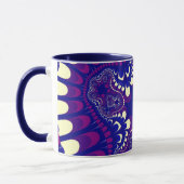Mug Purple Morning Glory Flower (Gauche)