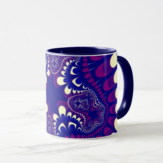 Mug Purple Morning Glory Flower (Devant droit)