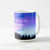 Mug Purple ne peut pas commencer ma journée sans Yehsh (Devant droit)