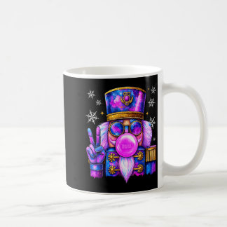 Mug Purple Nutcracker Blowing Bubble Gum Cute Christma