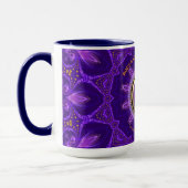 Mug Purple or rose énergie guérir Mandala (Gauche)