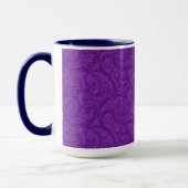 Mug Purple Paisley (Gauche)