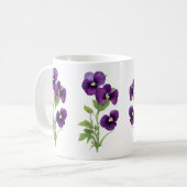 Mug Purple Pansy (Devant gauche)