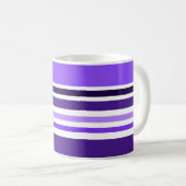 Mug Purple rayé (Devant droit)