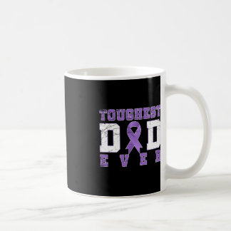 Mug Purple Ruban Cancer Fighter Papa Don Pancreatic C