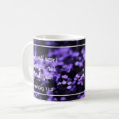 Mug Purple Sparkle EMMANUEL Noël (Devant gauche)